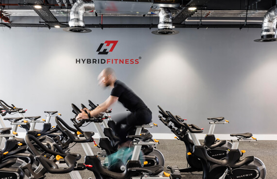 Hybrid Fitness gym at Sterling Business Hub