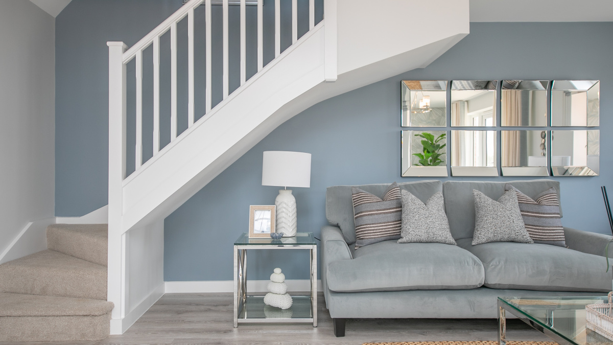 Open-plan living area at Barrelmans Point, ©Wavensmere