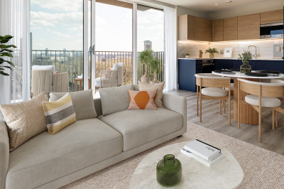 Living area at Neptune Wharf ©Galliard Homes Living area at Neptune Wharf ©Galliard Homes
