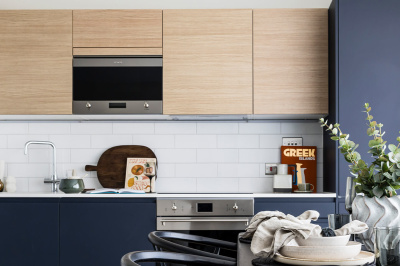 Kitchen area at Neptune Wharf ©Galliard Homes.